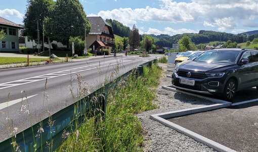 Marktgemeinde Altmünster, Ausführungsplanung Parkplatz Reindlmühl durch amiko bau consult, Bad Ischl