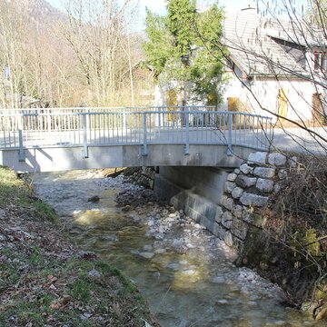 Neubau Brücke Schöffaubach, Bad Ischl
