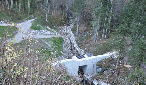 Hallstätter Mühlbach Filtersperre Statik amiko