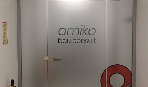 Neue Glastüre Büro Bad Ischl