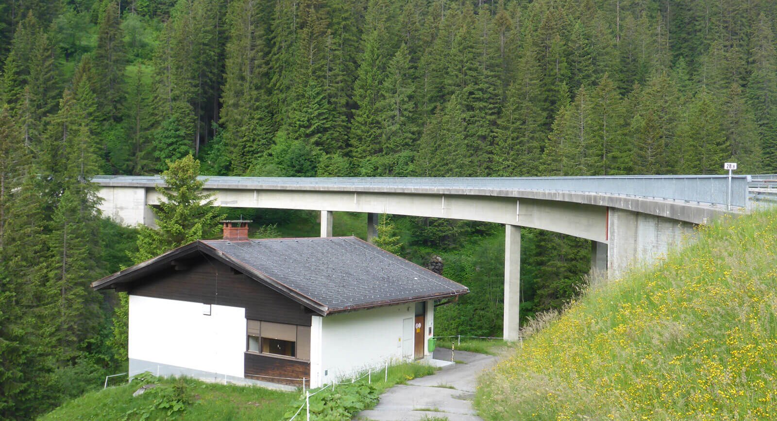 Überprüfung Resttragfähigkeit Krumbachbrücke, Damüls