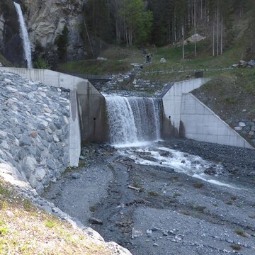 Planung WLV-Sperre Balbierbach, St. Gallenkirch