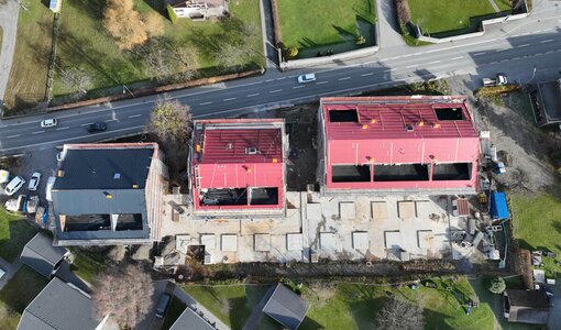 Ausführungsplanung amiko bau consult für Wohnanlage der Wohnbauselbsthilfe Vorarlberg