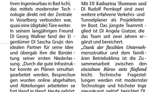 Inserat Ischler Woche 10 Jahre amiko bau