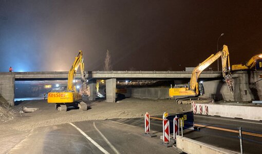 Asfinag, Brückenneubau bei Ast Bludenz-Bürs