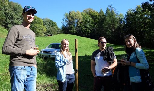 Stefan Gschwendtner, Marina Häusle, Alex Salomon von amiko Bludenz