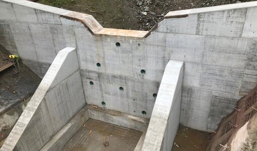 Konsolidierungssperre Auenlatschbach WLV Bludenz