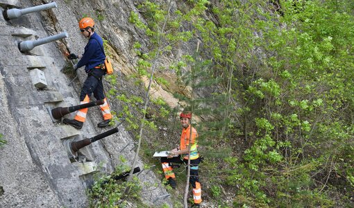 S06, Semmering Schnellstraße, Kontrolle Vorlandsicherung amiko bau consult, Bad Ischl