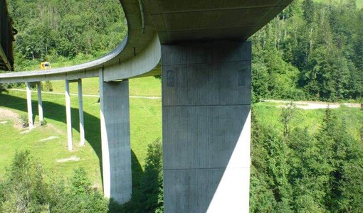 Landesstraße Vorarlberg, Brückenprüfung durch amiko bau consult