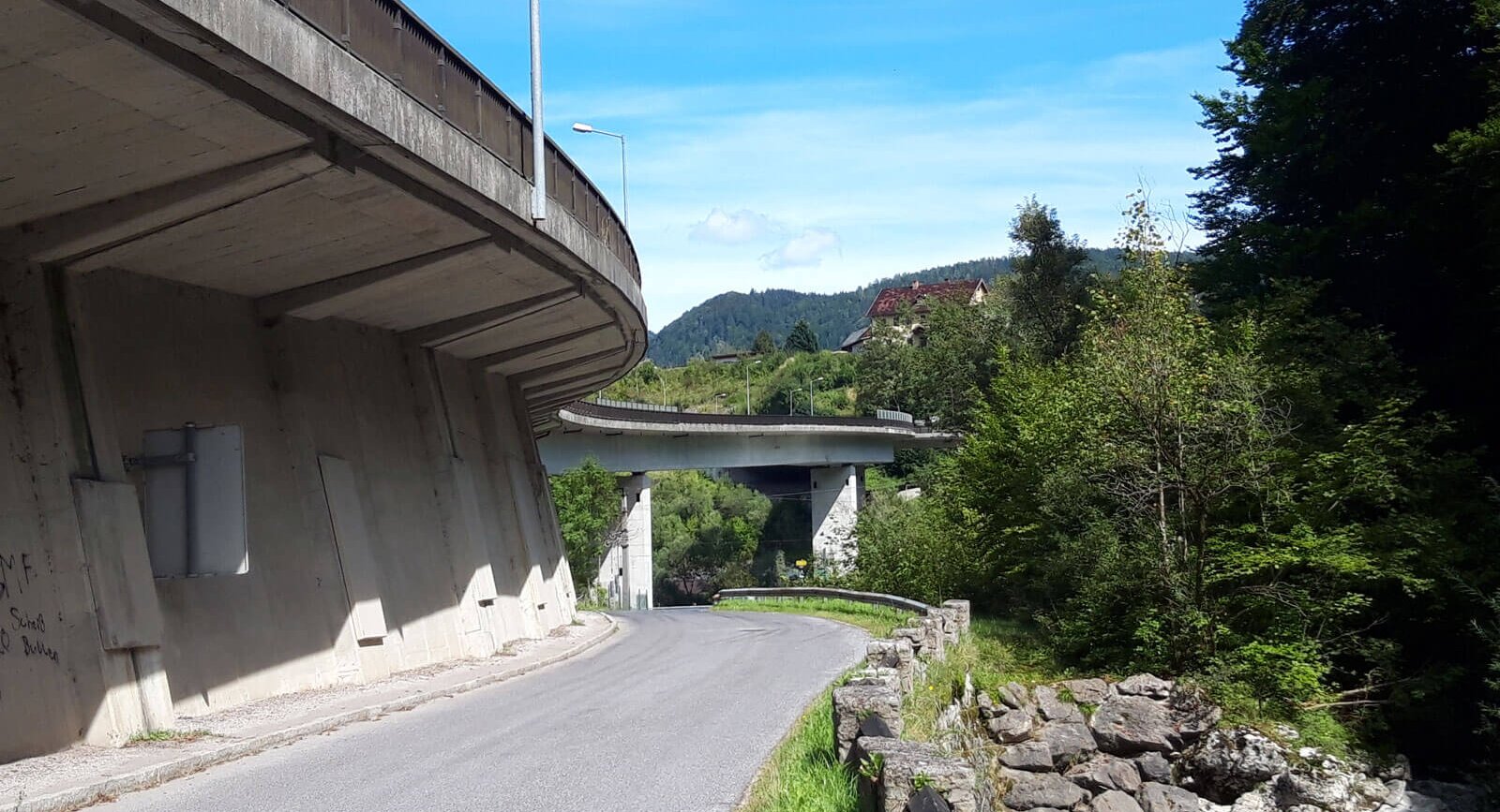 Ennstalradweg R7, Steiermark, Variante Buchau
