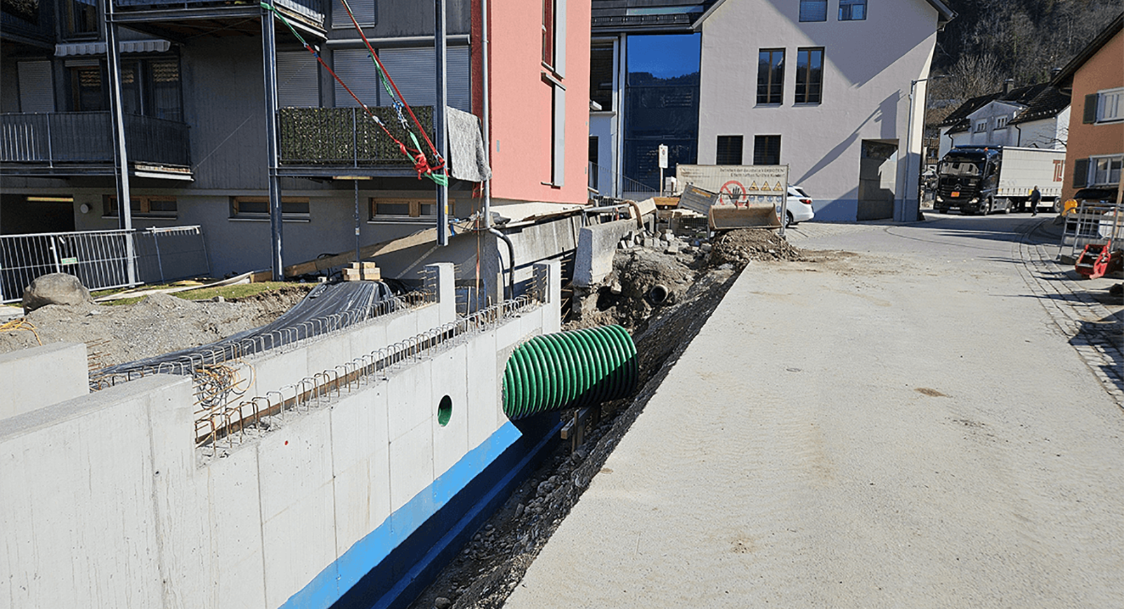 Planung Gerinne und Brücken Mühlebach Nüziders
