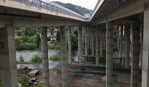 amiko Prüfung Stahlbetonbrücke S6, Bruck, für ASFINAG