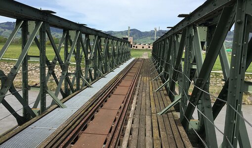 Rückbau Dienstbahnbrücke Mäder, Internationale Rheinregulierung, amiko bau consult