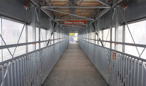 Fußgängerbrücke Bludenz-Bürs bei Autobahnanschluss, Prüfstatik amiko bau consult