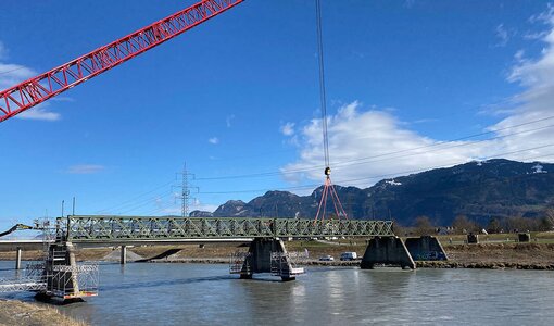 Rückbau Dienstbahnbrücke Mäder, Planung amiko bau consult