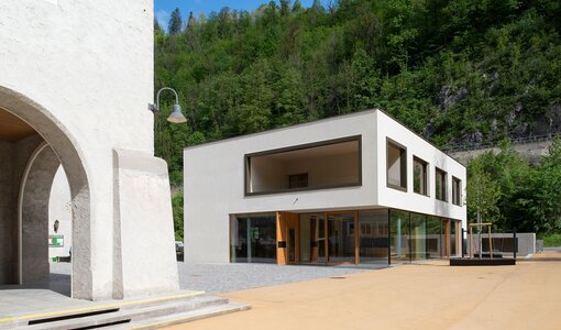 Kindergarten Bings mit Vorplatz, Statik amiko bau consult Bludenz