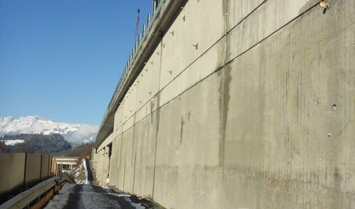 Asfinag, A14, Feldkirch-Frastanz, Planungskoordination durch amiko bau consult