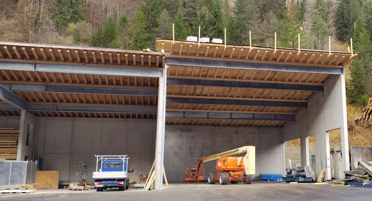 Erhart Holz, Erweiterung Lagerhalle Nord