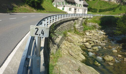 Kontrolle Zustand Stützmauern Landesstraße Vorarlberg