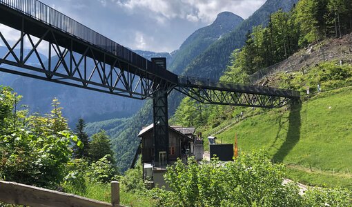 Inspection footbridge Salzwelten, check