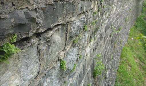 Blons, Stützmauer, Prüfung durch amiko bau consult, Bludenz