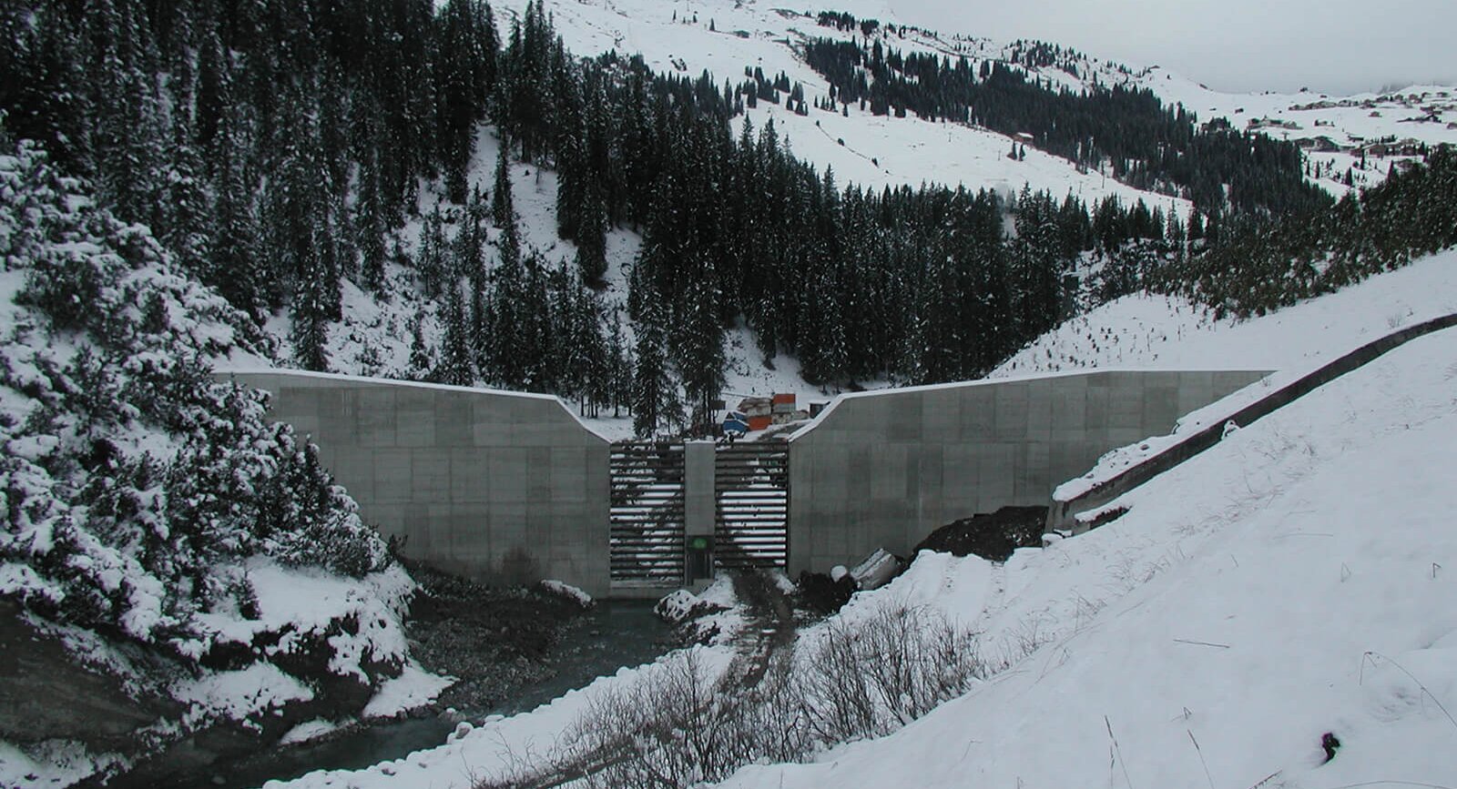 Planung Schlitzsperre Wildbach, Lech a. A.