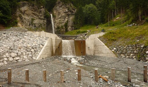 WLV Bludenz, Sperre Balbierbach, Erstellung Tragwerksplanung und statische Berechnungen durch amiko
