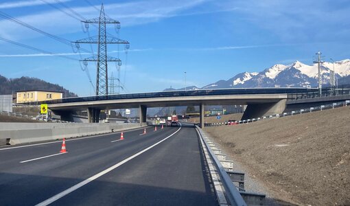 Brückenneubau über A14 bei Anschlussstelle Bludenz-Bürs, Prüfung Statik amiko bau consult