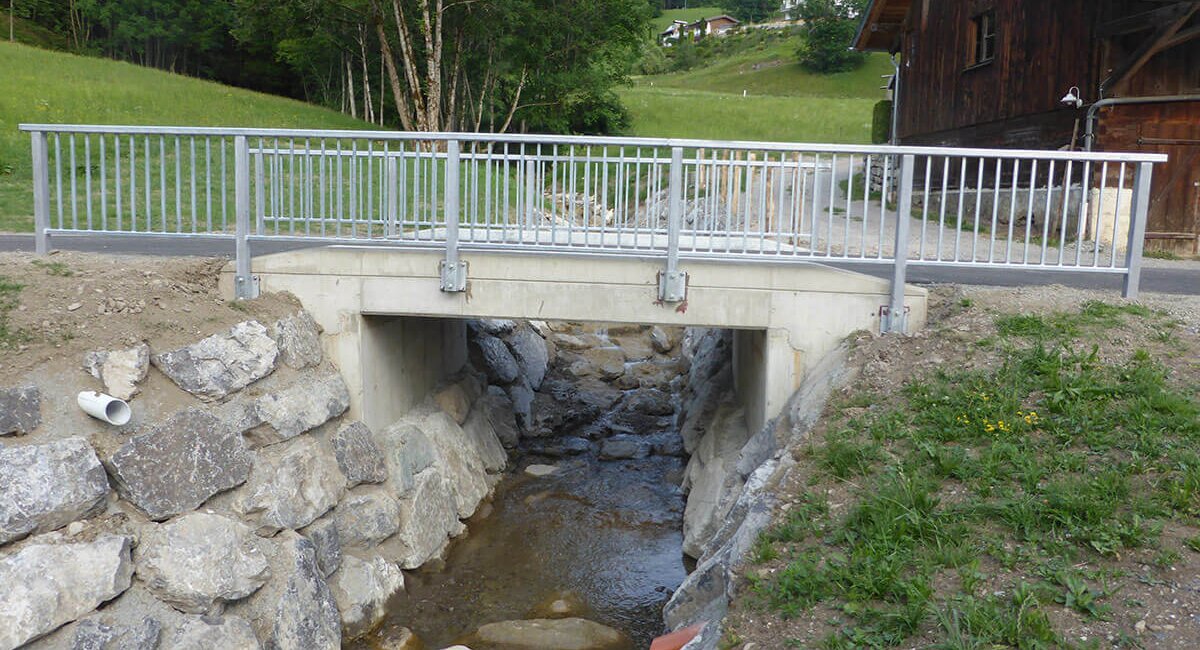 Neubau Brücke Rofelbach, Nenzing