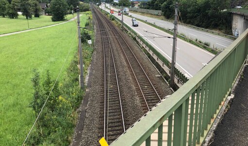 Begutachtung Brückenobjekt V101 vor Ort durch amiko bau consult, Bludenz