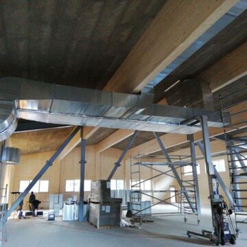 Erhart Holz, Nebau Schärfhalle - Elektro-/Kompressorraum inkl. Aufzug