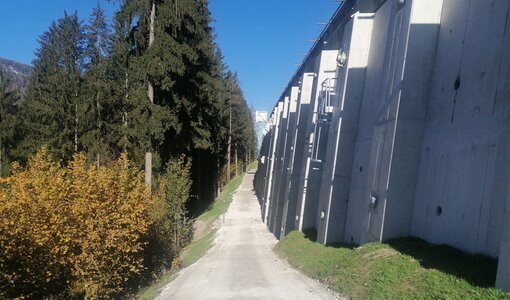 Asfinag, Ankerwand Buchberg, Planung Zufahrtsstraße/Begleitweg Talseite amiko bau consult, Bad Ischl