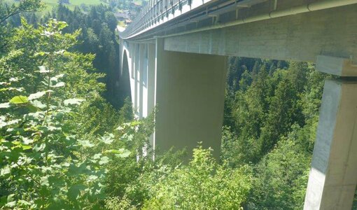 Brücke über Bregenzer Ache, Vor-Ort-Prüfung 2022