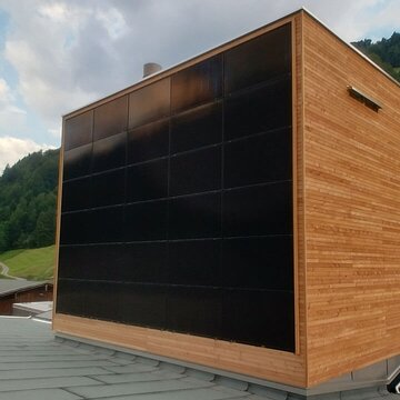 Erhart Holz, Planung Neubau E-Filterturm für Hackschnitzel-Heizanlage, Überdachung Manipulationsfläche südseitig