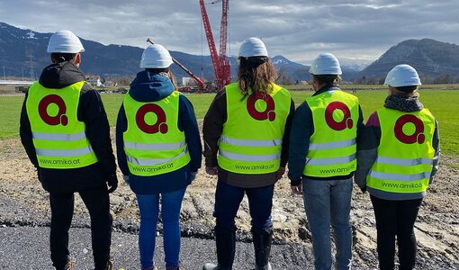 Amiko-Team bei Rückbau Brücke Mäder (A) - Kriessern (CH)