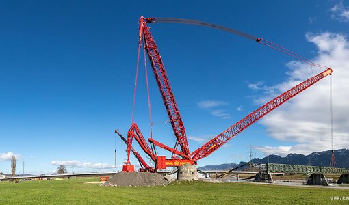 Mobilkran, Abbruch Rheinbrücke, Planung amiko bau consult