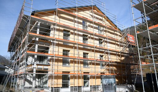 Statisch-konstruktive Bearbeitung Holz-, Massiv-, Stahl- und Fertigteilbau Wohnanlage Kaltenbrunnen, amiko bau consult